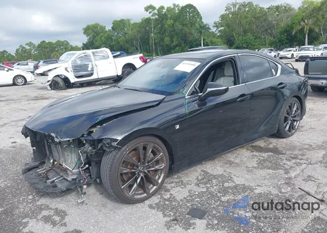 2022 Lexus Is 350 F Sport из США, поврежденный, VIN JTHGZ1B25N5053861